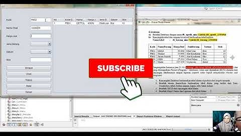 Demo Aplikasi Apotik Menggunakan Java Netbeans