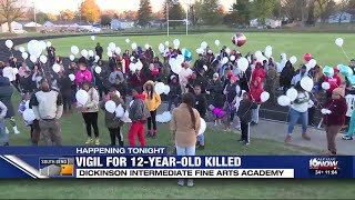 Vigil held for 12-year-old killed in South Bend shooting