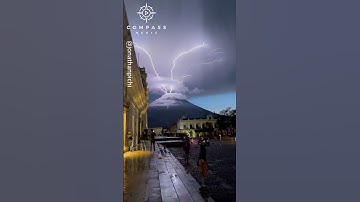 Thumbnail of Lightning Seems to Erupt Out of Volcano