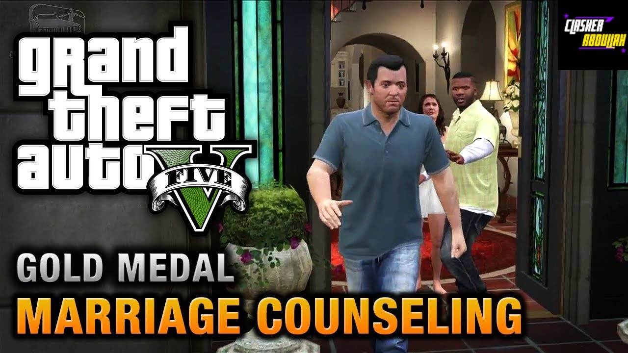 GTA 5 Mission 6 Marriage Counseling 100 Gold Medal Walkthrough 