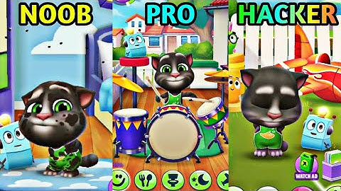 NOOB vs PRO vs GOD in My Talking Tom 2!