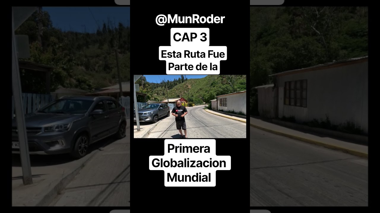 Esta ruta también fue parte de la primera Globalizacion Mundial que incluyó a Valparaíso.
