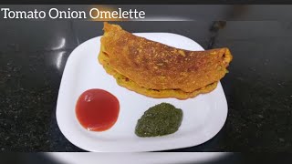 Tomato Omelette Recipe | वेज आमलेट | Veg Masala Omelette | Cookala