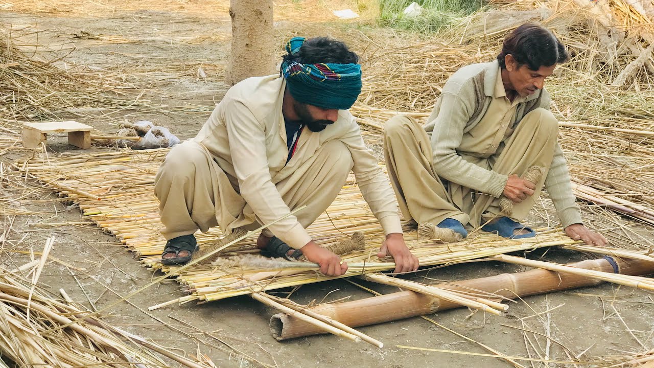 Traditional Reed Mat Incredible Process of Weaving a Reed Mat with Skill | Traditional Craft ...