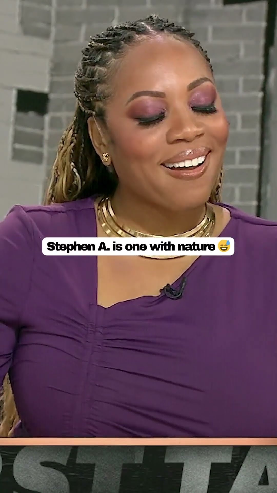 Stephen A. mows his own lawn? ?