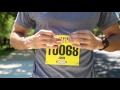 Running Hack! Easiest way to put on race bib perfectly every time!    www.BibMagnets.com