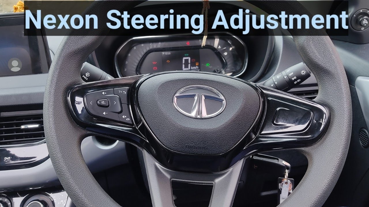 How to Adjust Side Mirror And Steering Adjustment in Tata Nexon nexon