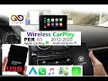 CARPLAY ANDROID AUTO AUDI A3 A4 A5 A6 MONTAGGIO COMPLETO CON RETROCAMERA E CAMERA FRONTALE USB ILLUM