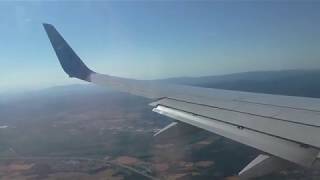 Pobeda Airlines B737-800 Landing at Girona Costa Brava Airport