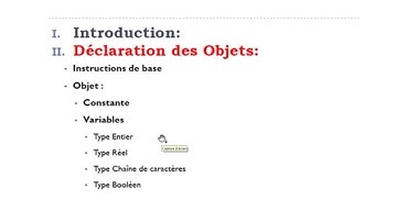 8 cours du module Algorithmique et Structures de données1 1ère Année MI