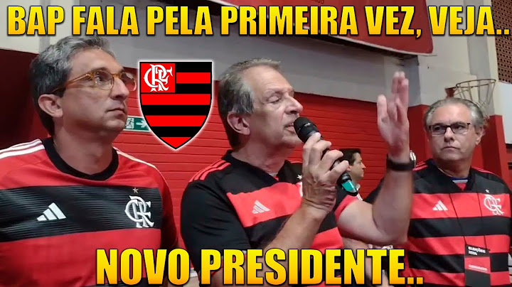 BAP VENCE A ELEIÇÃO E FALA PELA PRIMEIRA VEZ COMO PRESIDENTE DO FLA!