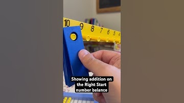 Addition on the Right Start number balance #teachingmath #shorts #mathtutoring