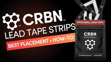 Best Pickleball Lead Tape Placement for Power, Control, & Sweet Spot | CRBN Paddle Weights