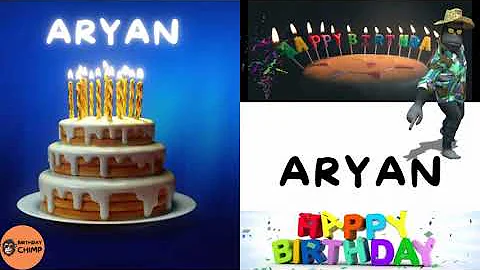 ARYAN Happy Birthday Song and Dance - It's Your Birthday - Happy Birthday to You ARYAN