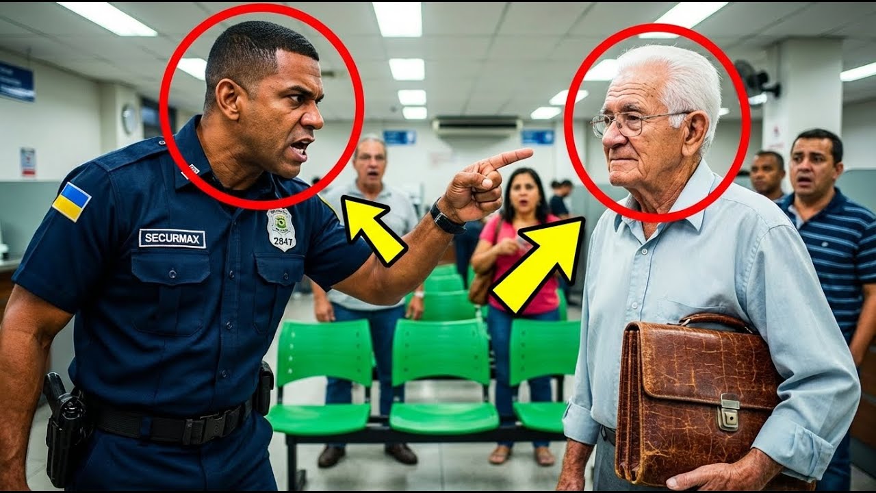 IDOSO E HUMILHADO PELO SEGURANÇA DENTRO DA AGÊNCIA BANCÁRIA