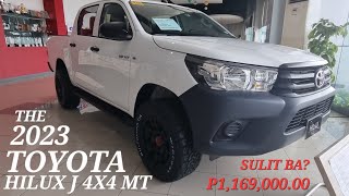 2023 TOYOTA HILUX J 4X4 MT... Sulit na Pick up Vehicle