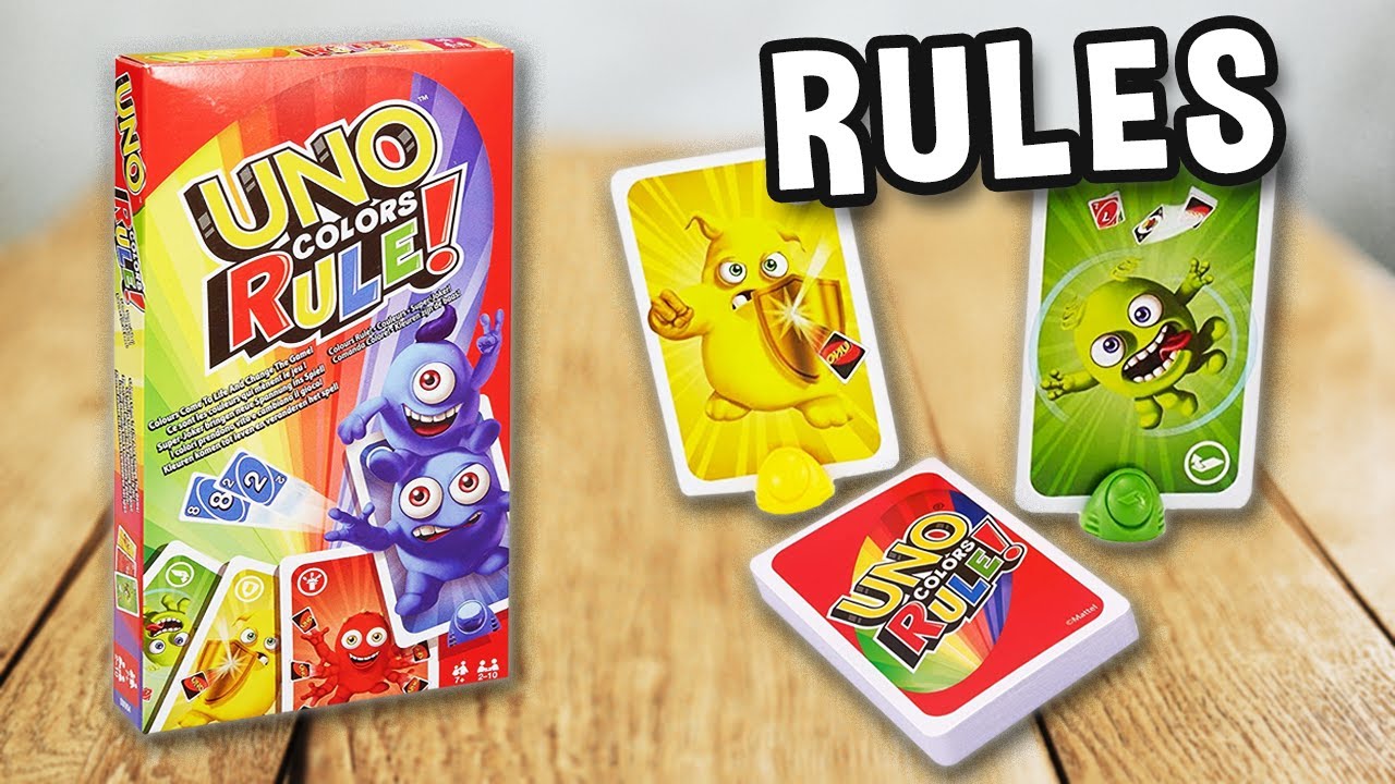 How to play UNO COLORS RULE (official rules, instructions and gameplay) | SPIELREGELN TV Super Joker