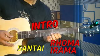 tutorial intro lagu santai rhoma