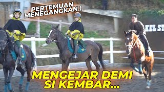 KAGET !! BERTEMU SIKEMBAR HARUS PAKAI KUDA !!? JAGO BGT BERKUDANYA..