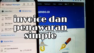 Buat Penawaran Dan Invoice Simple Dengan Aplikasi Faktur Manajer