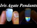 IRIS AGATE JEWELRY!? Step-by-Step Silversmithing Open Backed Iris Agate Pendants from Scratch!
