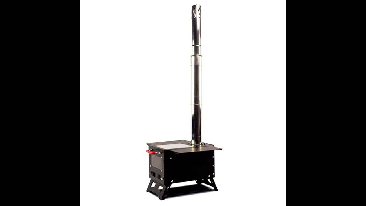 Portable Wood Burning Stove Ultralight Stainless Steel Outdoor BBQ Camping Stove YouTube