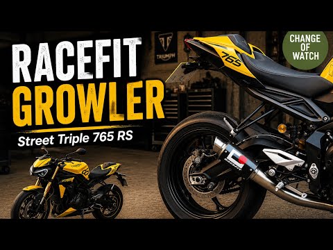 Racefit Growler | Baffle In vs Baffle Out | Street Triple 765 RS