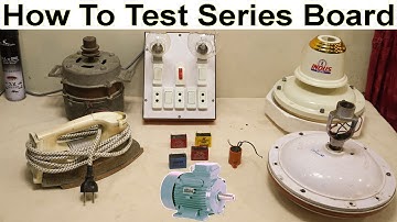 How To Test Series Board/How To Check Ironing And Motor From Series Board/Series Board @Razasolar