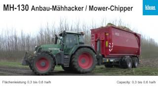 Ernte Energieholz Anbaumaehhacker MH 130 2017