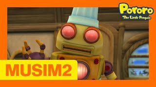 #48 Koki robot | Pororo Si Penguin Kecil Musim 2 | Animasi Indonesia