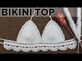 [English Caps] โครเชต์บิกินี่บรา Crochet Bikini Top Pattern | Tutorial