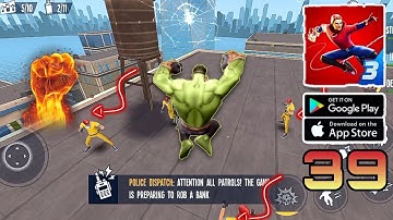 spider man fighter 3 video game  All Levels update walkthrough gameplay ios Android part _39