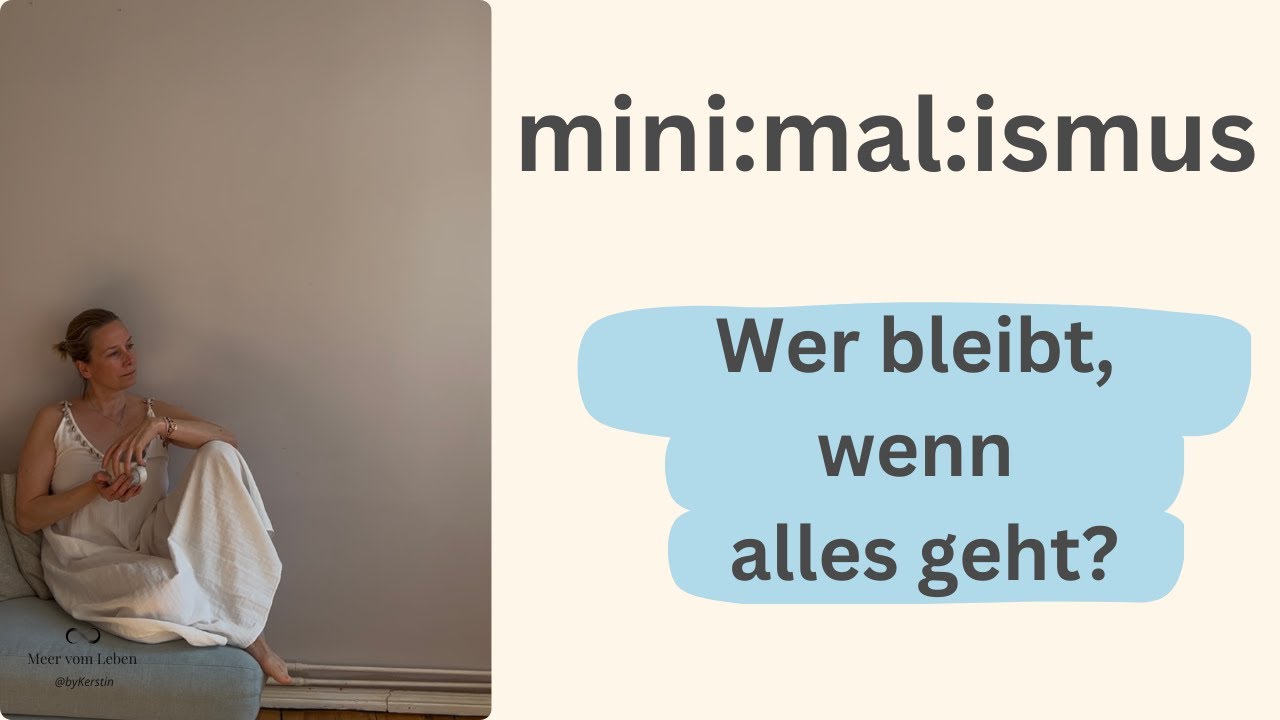 Wer bleibt, wenn alles geht? Minimalismus für die Generation 40+