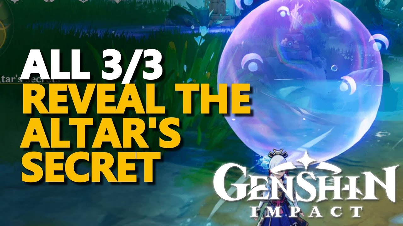 Reveal the Altar's secret Genshin Impact YouTube Reveal the Altar's secret Genshin Impact YouTube