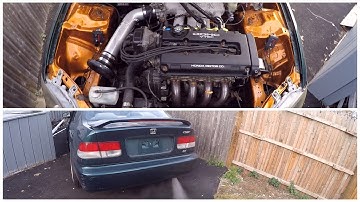 GoPro Test "Vlog" | LS/VTEC Honda Civic - Start Up, Loud 2 Step + Face Reveal Lol