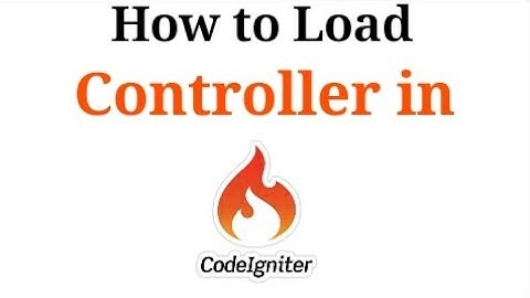how to load controller in codeigniter || codieigniter  tutorial || priyog educational || in hindi
