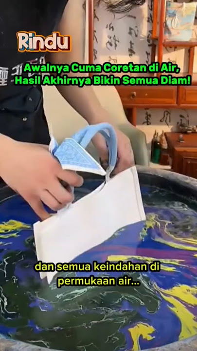 Awalnya Cuma Coretan di Air, Hasil Akhirnya Bikin Semua Diam! #shorts #viralvideo