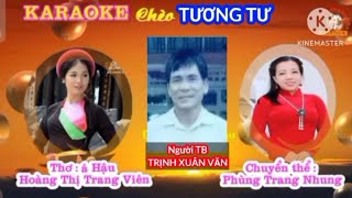 Hát chèo: TƯơNG TƯ -  Thơ: Á hậu Hoàng thị Trang Viên - CT Phùng Trang Nhung - TB Trịnh Xuân Văn