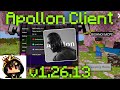 Apollon Client 1.26.13+ (32/64 Bit) | Best Client for MCPE 1.26.13 | Latest Apollon client download 