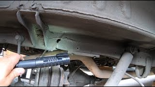 картинка: Sprinter van, 2500. crack frame. Air suspension broken frame, how to fix Спринтер вэн.треснула рама.