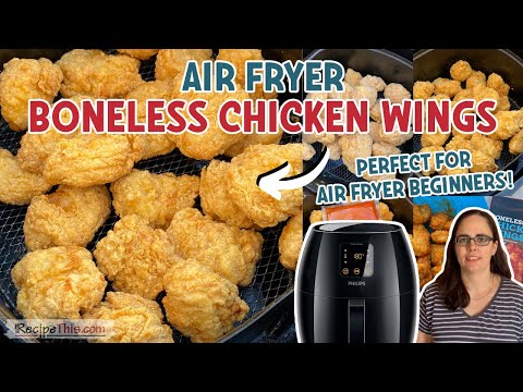 Frozen Boneless Wings In The Air Fryer – Melanie Cooks