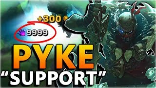 PYKE THE NEW BROKEN ASSASSIN... Support? - New Champion Pyke Gameplay - League of Legends