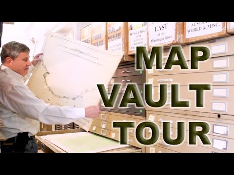 Map Vault Tour | Behind the Scenes of Antique Maps at New World Maps