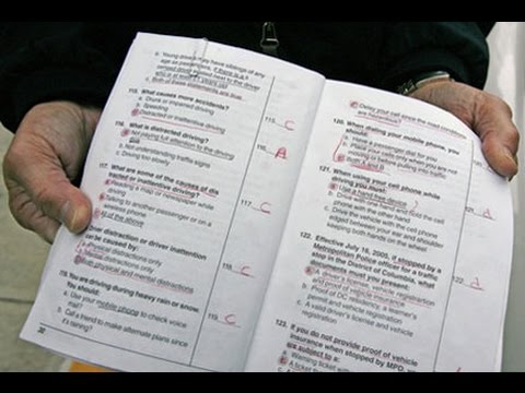 dmv written test cheat sheet washington