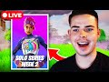 🔴LIVE! - SOLO CASH CUP WEEK 2 WARM UP (Fortnite)