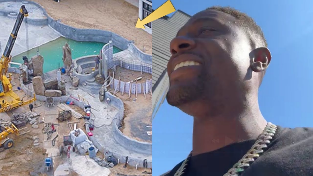 Boosie Flexes MASSIVE Backyard Mansion & Pool Bigger Than Rick Ross! 😱🏊 ...