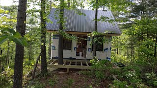 Building Cabin Deck  Offgrid Mountain Cabin Build Ep.44