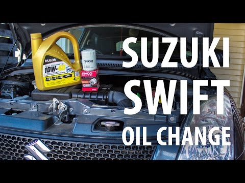 How to: Suzuki M13A (Swift 2nd gen) oil & filter change/service