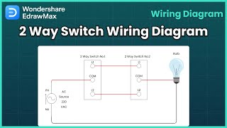 How to Make Two Way Switch Electrical Wiring Diagram | EdrawMax