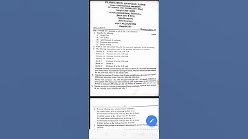 Cost accounting question paper #GJU#Exam
